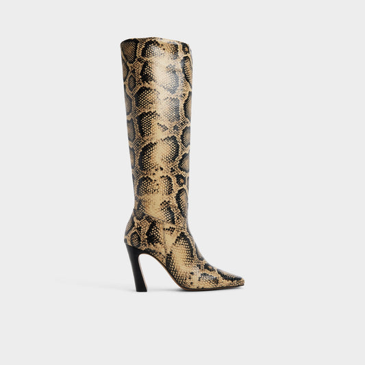 Vivienna in Brown Multi - Knee-high boot, Block heel | Aldo Premium