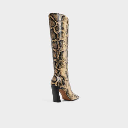 Vivienna in Brown Multi - Knee-high boot, Block heel | Aldo Premium