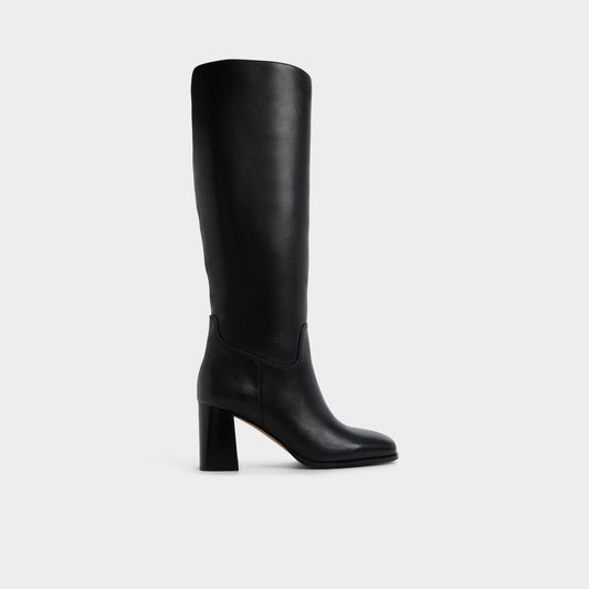 Elyze in Black - Knee-high boot, Block heel | Aldo New