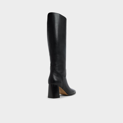 Elyze in Black - Knee-high boot, Block heel | Aldo New