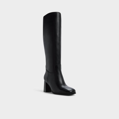 Elyze in Black - Knee-high boot, Block heel | Aldo New