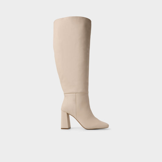 Helana in Wc Cream - Knee-high boot, Block heel | Aldo Popular