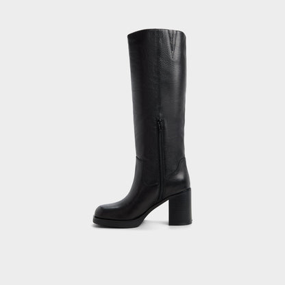 Juny in Black - Knee-high boot, Platform | Aldo Best Seller