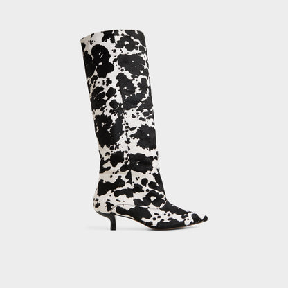 Everose in White Black - Knee-high boot, Kitten heel | Aldo Exclusive