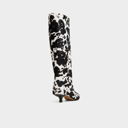 Everose in White Black - Knee-high boot, Kitten heel | Aldo Exclusive