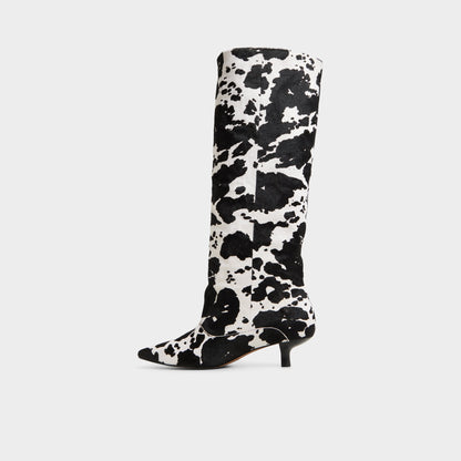 Everose in White Black - Knee-high boot, Kitten heel | Aldo Exclusive