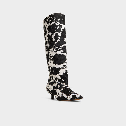Everose in White Black - Knee-high boot, Kitten heel | Aldo Exclusive