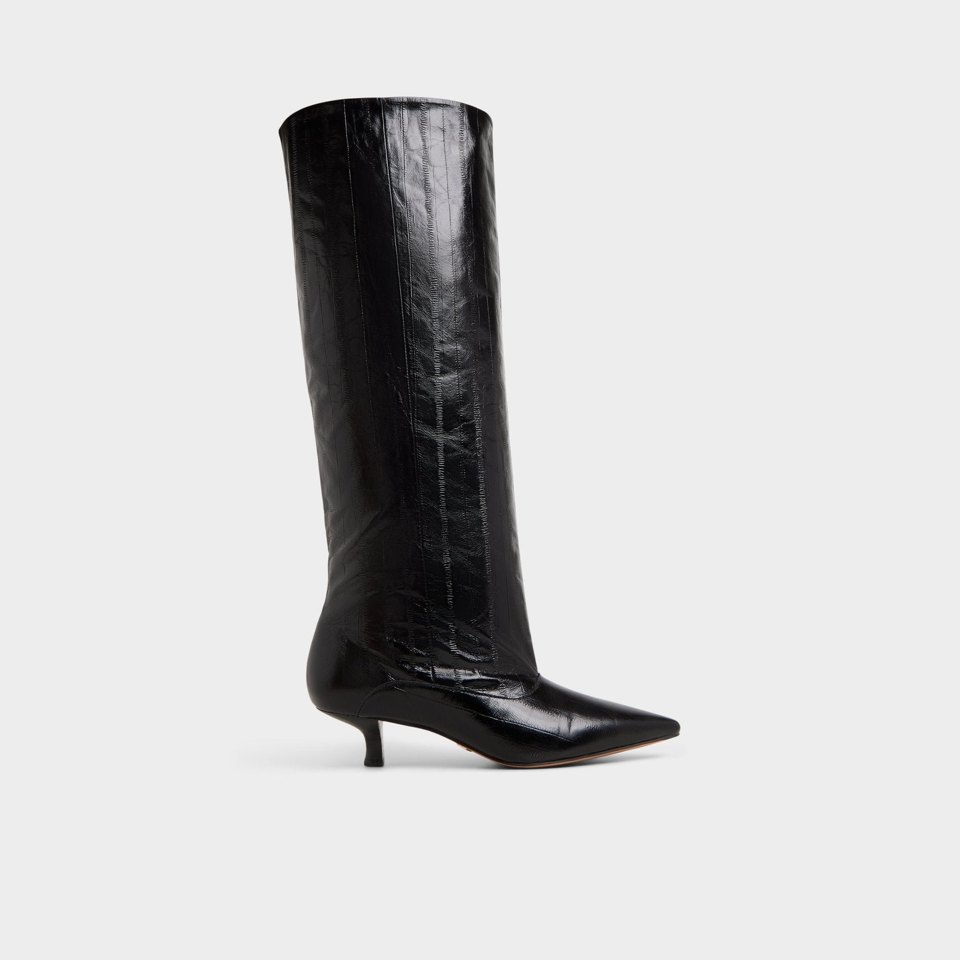 Everose in Black - Knee-high boot, Kitten heel | Aldo Signature
