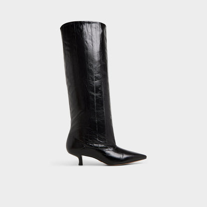 Everose in Black - Knee-high boot, Kitten heel | Aldo Signature