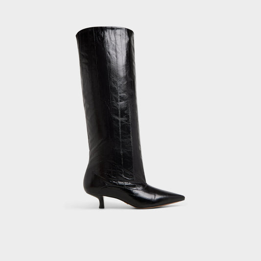 Everose in Black - Knee-high boot, Kitten heel | Aldo Signature