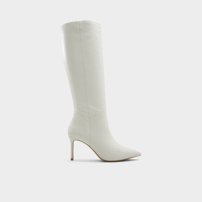 Laroche White/Bone Women's Tall Boots - Knee-high boot, Stiletto heel | Aldo Popular