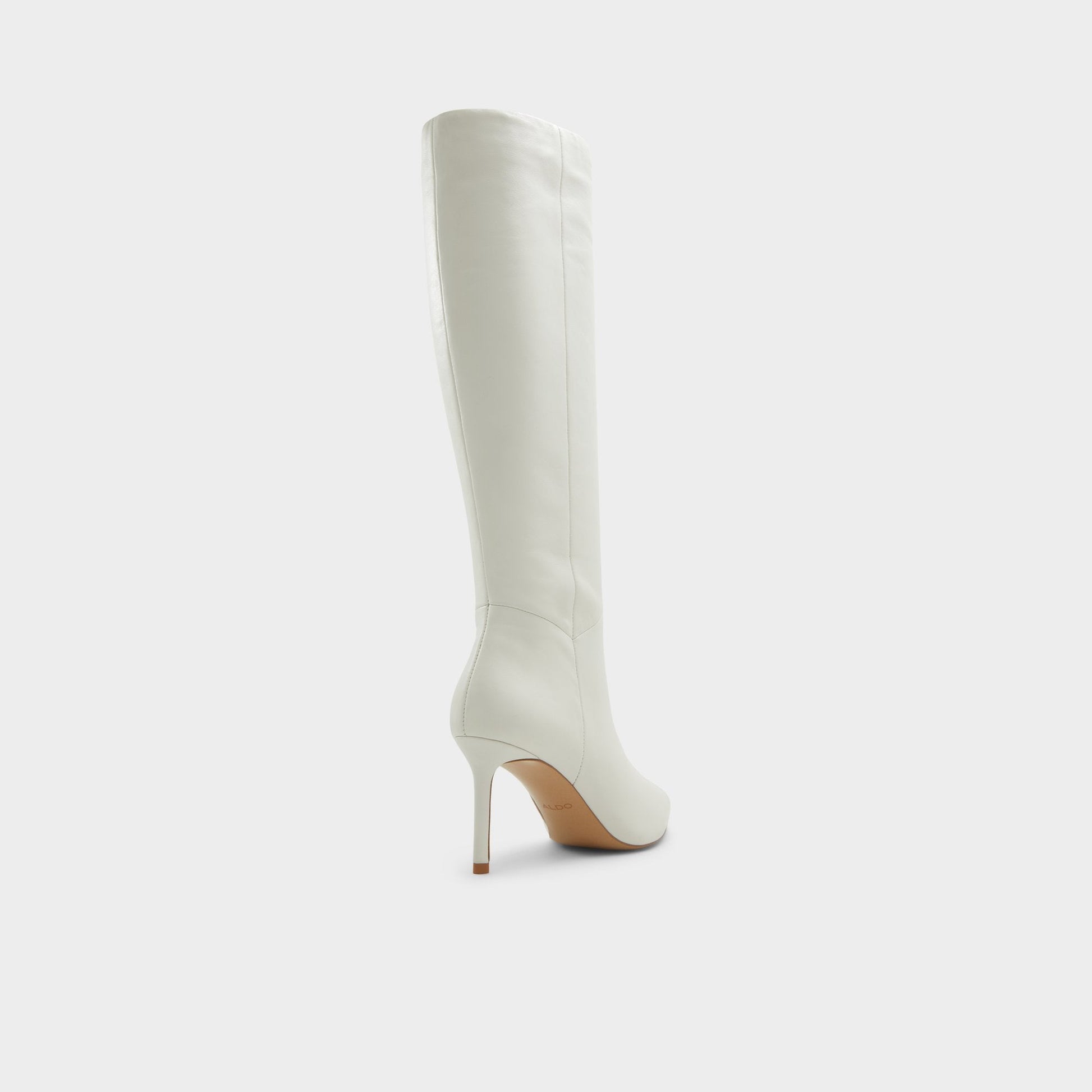 Laroche White/Bone Women's Tall Boots - Knee-high boot, Stiletto heel | Aldo Popular