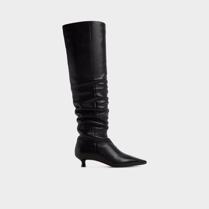 Muttsee Black Women's Tall Boots - Over-the-knee boot, Kitten heel | Aldo Signature