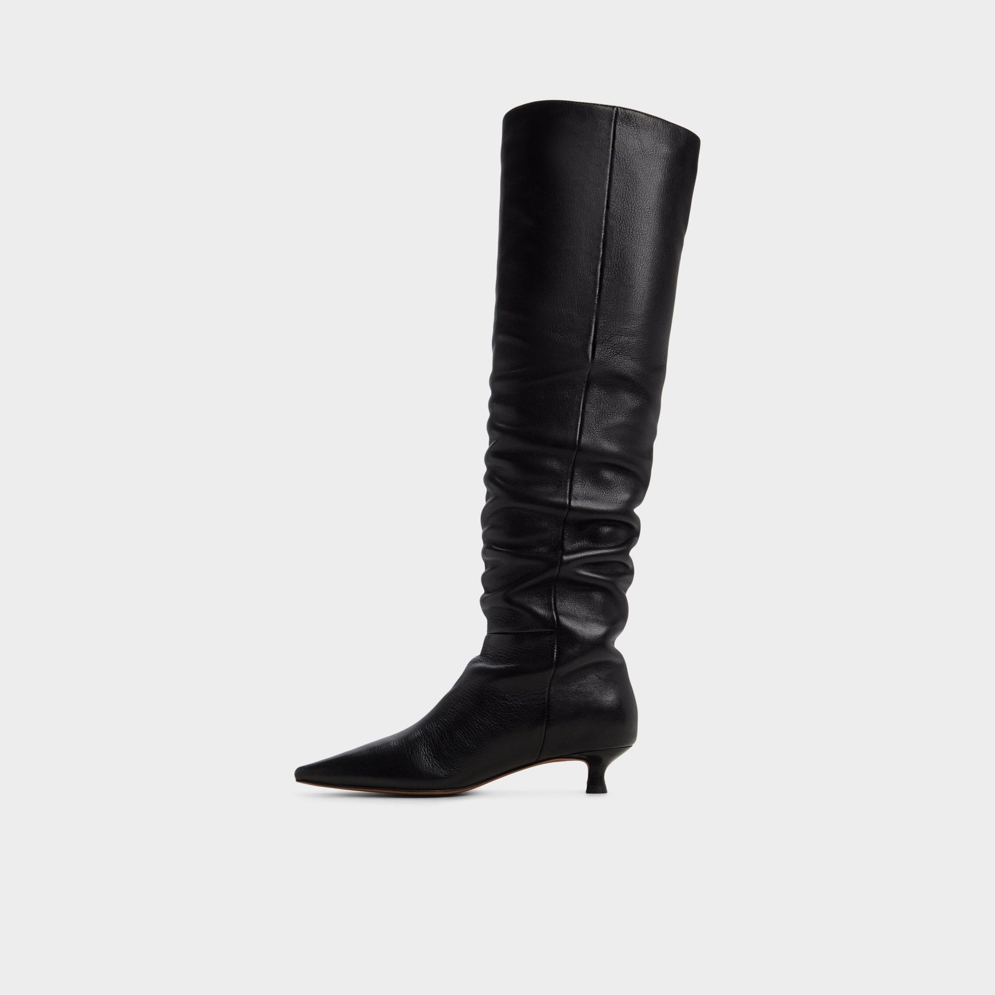 Muttsee Black Women's Tall Boots - Over-the-knee boot, Kitten heel | Aldo Signature