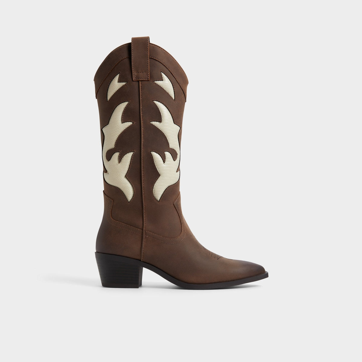 Nebraska Royal Brown Women's Western - Mid-calf western boot | Aldo Essential