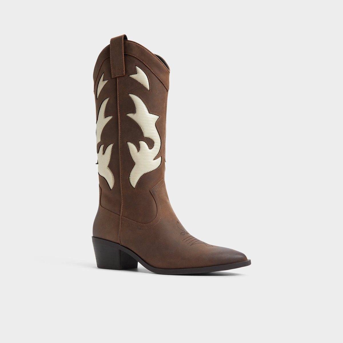 Nebraska Royal Brown Women's Western - Mid-calf western boot | Aldo Essential