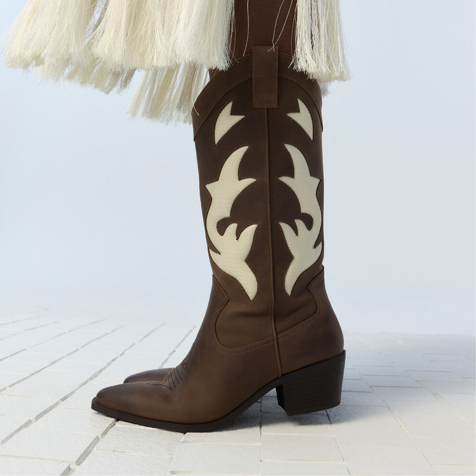 Nebraska Royal Brown Women's Western - Mid-calf western boot | Aldo Essential