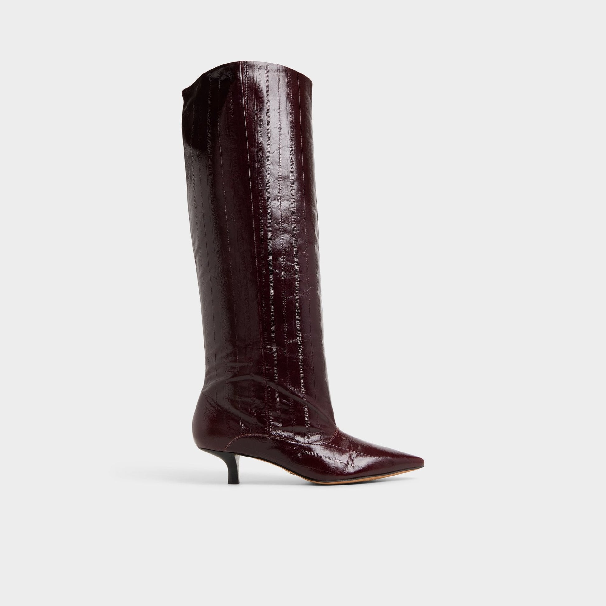 Everose in Bordo - Knee-high boot, Kitten heel | Aldo New
