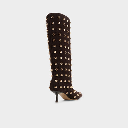 Selora in Medium Brown - Knee-high boot, Stiletto heel | Aldo Trending