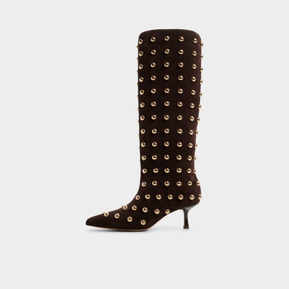 Selora in Medium Brown - Knee-high boot, Stiletto heel | Aldo Trending