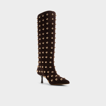 Selora in Medium Brown - Knee-high boot, Stiletto heel | Aldo Trending
