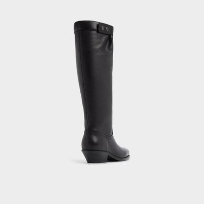 Emberlyn in Black - Knee-high western boot, Cup sole | Aldo Best Seller