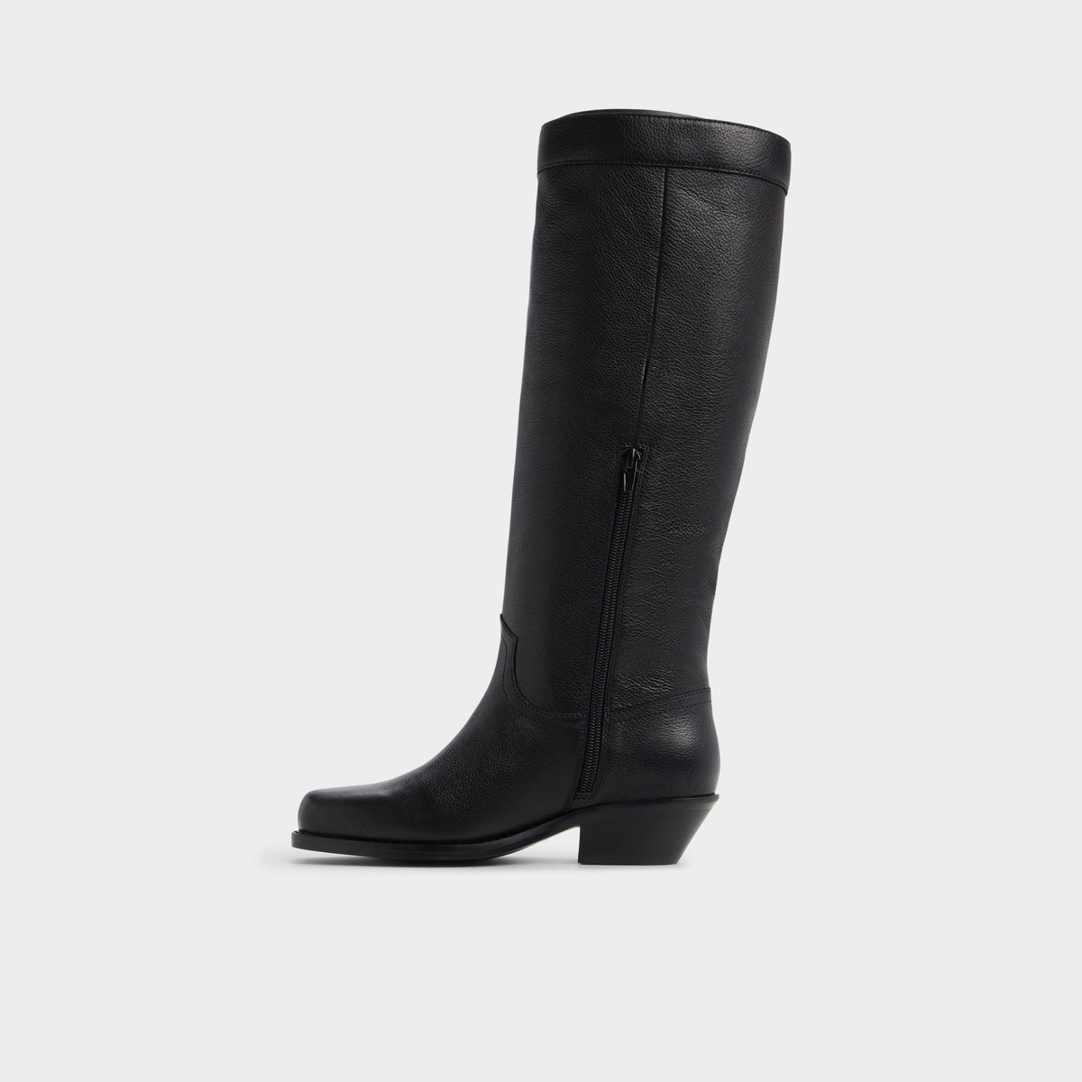 Emberlyn in Black - Knee-high western boot, Cup sole | Aldo Best Seller