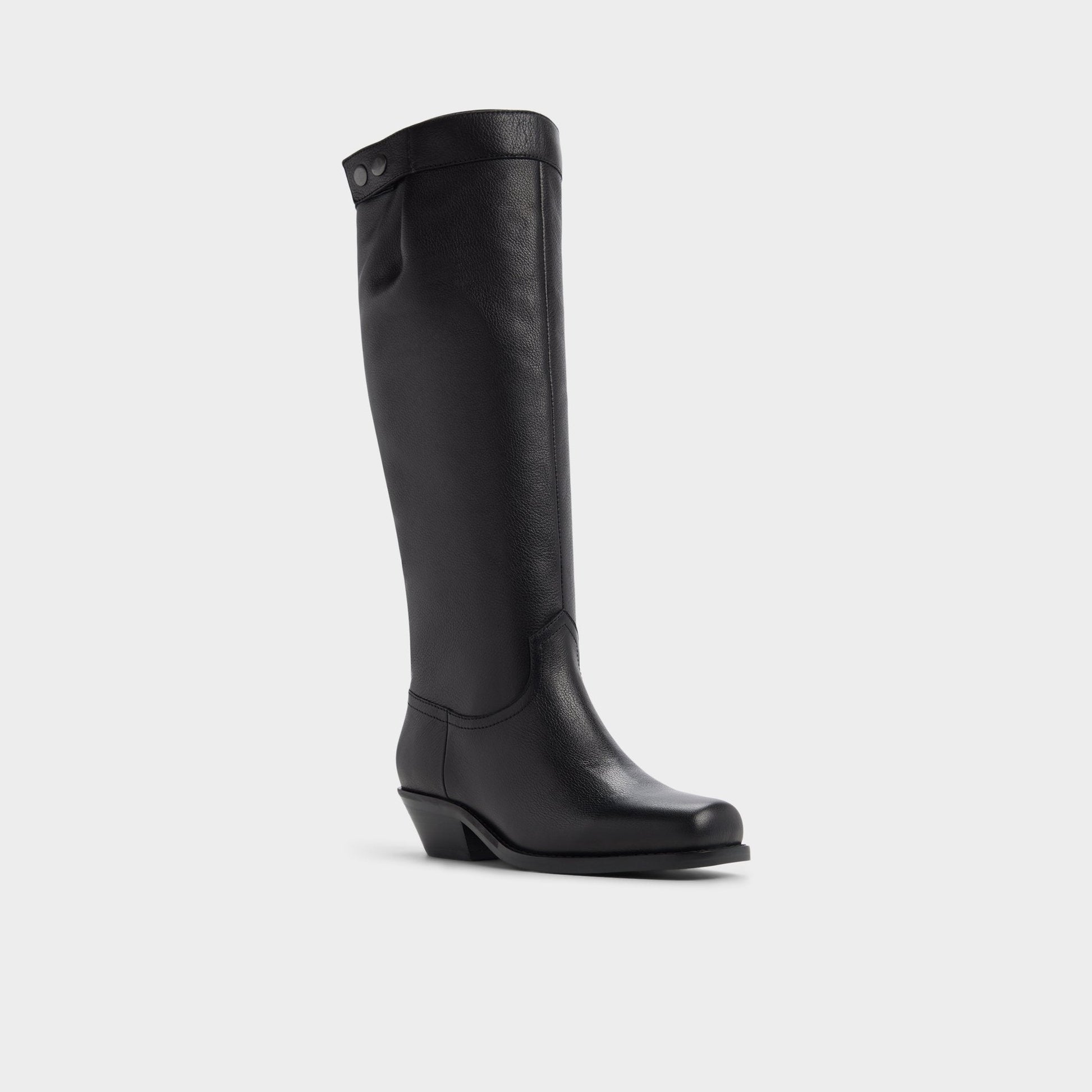 Emberlyn in Black - Knee-high western boot, Cup sole | Aldo Best Seller