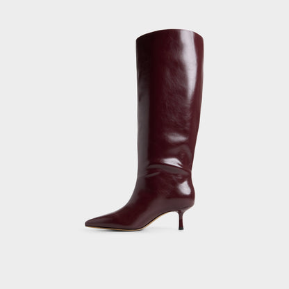 Selora in Wc Burgundy - Knee-high boot, Stiletto heel | Aldo Premium