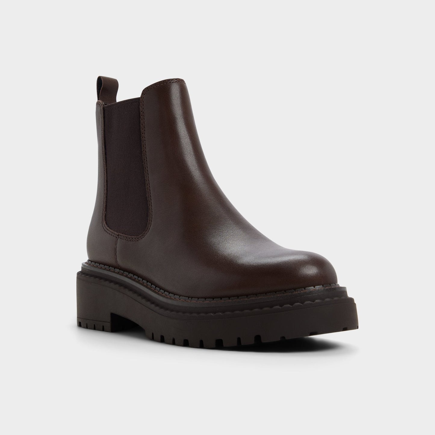 Bestina in Dark Brown - Chelsea boot, Lug sole | Aldo Best Seller