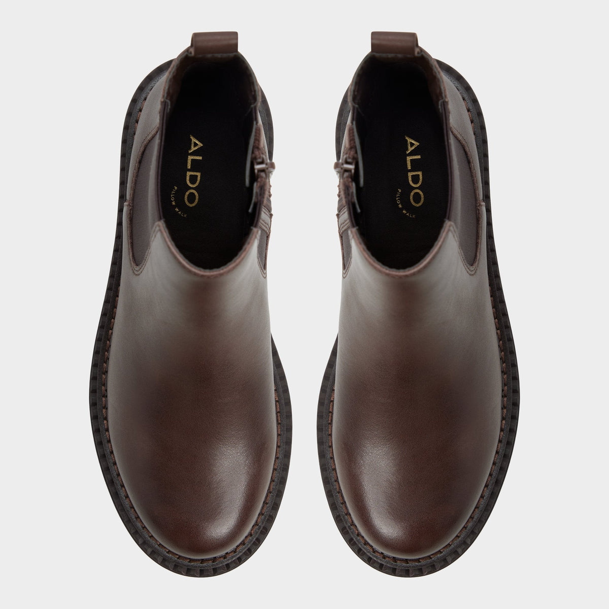 Bestina in Dark Brown - Chelsea boot, Lug sole | Aldo Best Seller