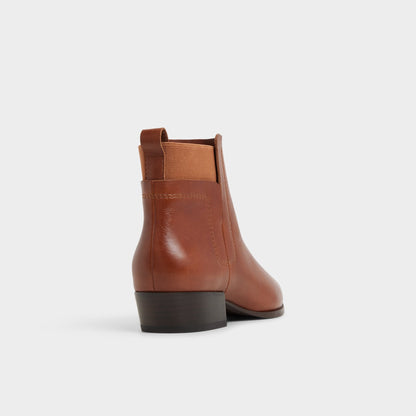 Raneldar in Medium Brown - Chelsea boot, Block heel | Aldo Essential