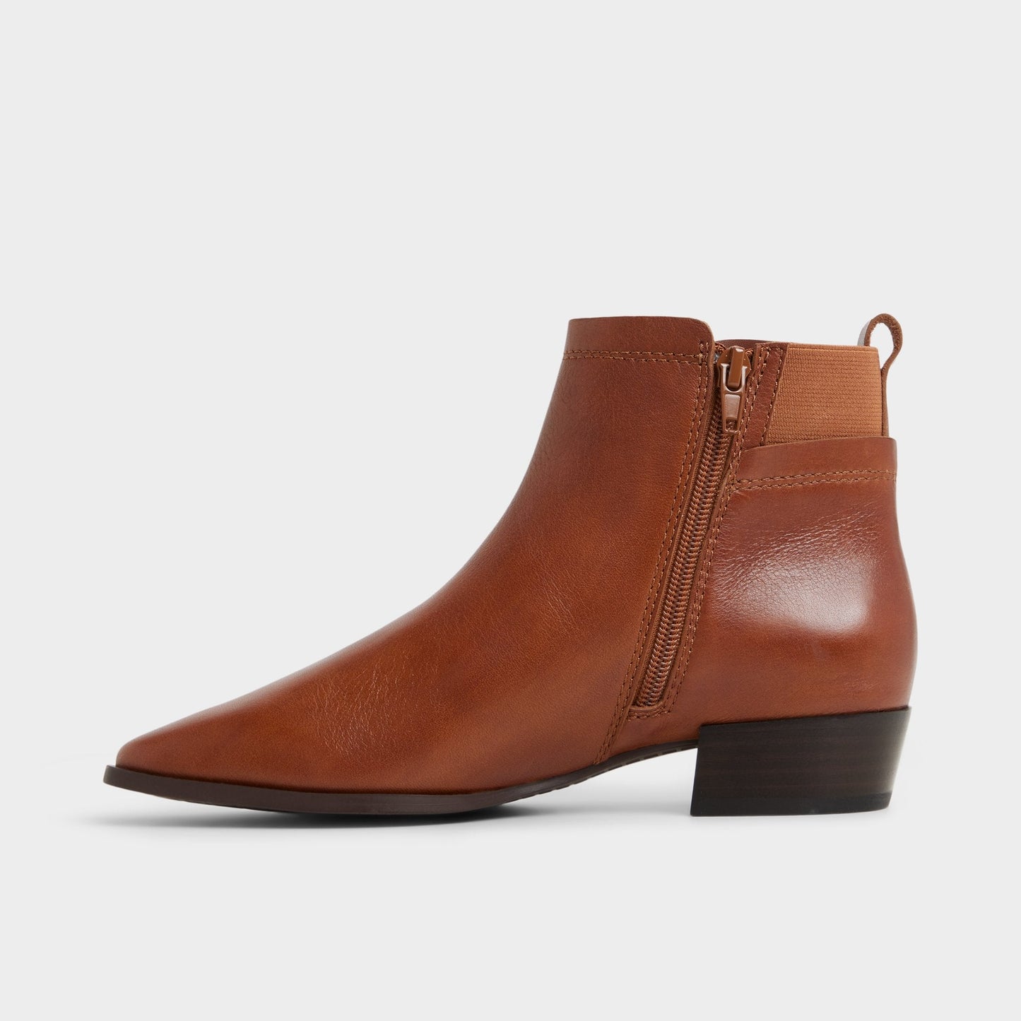 Raneldar in Medium Brown - Chelsea boot, Block heel | Aldo Essential