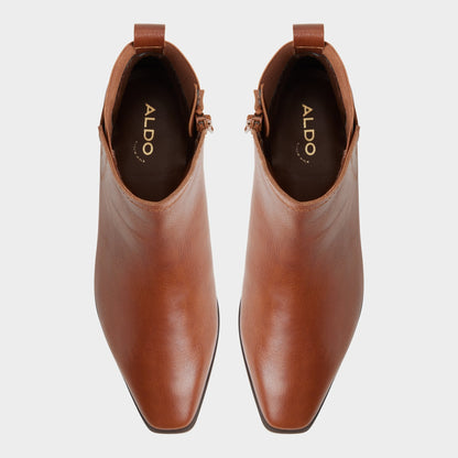Raneldar in Medium Brown - Chelsea boot, Block heel | Aldo Essential