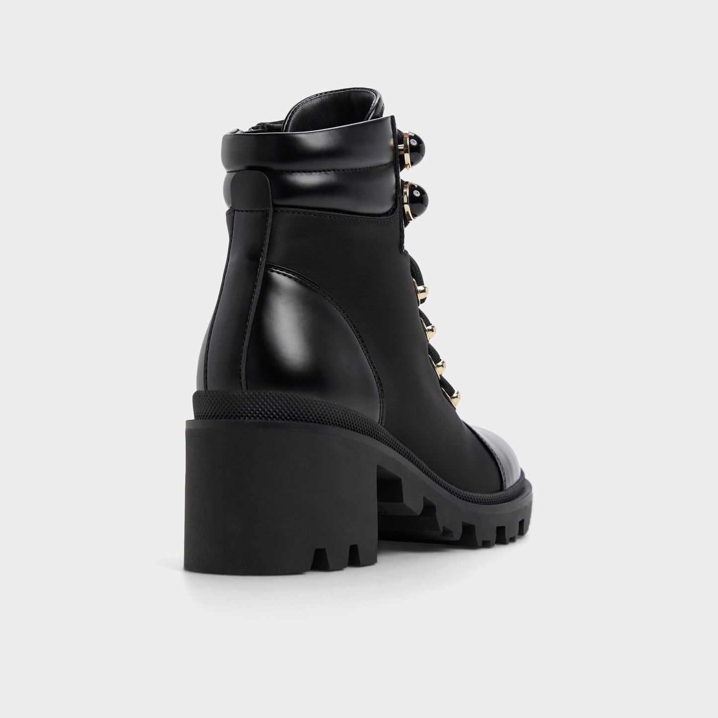 Mariettia in Black - Lace-up boot, Lug sole | Aldo Trending