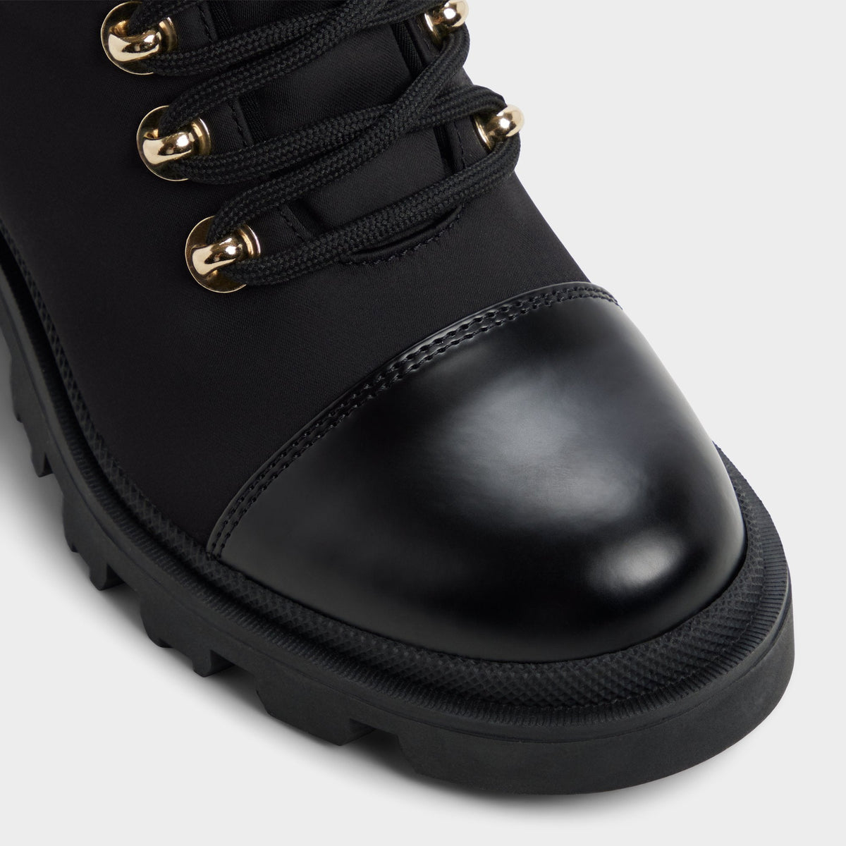 Mariettia in Black - Lace-up boot, Lug sole | Aldo Trending