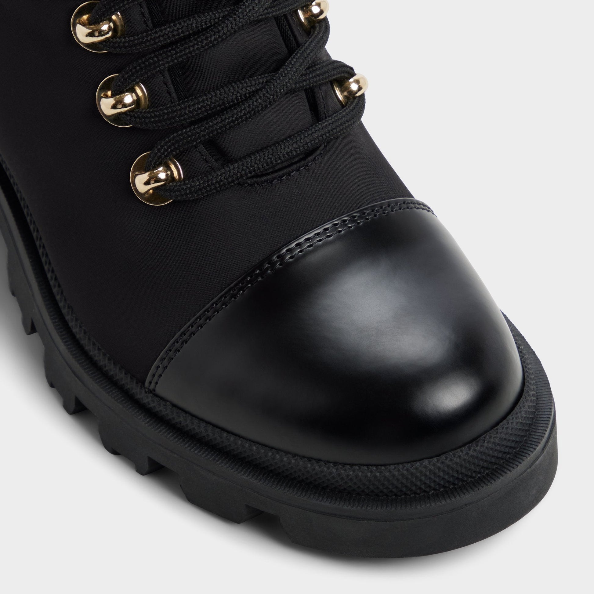 Mariettia in Black - Lace-up boot, Lug sole | Aldo Trending