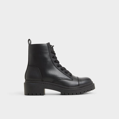 Goer Black Women's Casual boots - Combat ankle boot, Lug sole | Aldo Best Seller