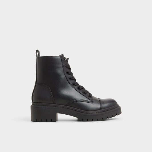 Goer Black Women's Casual boots - Combat ankle boot, Lug sole | Aldo Best Seller