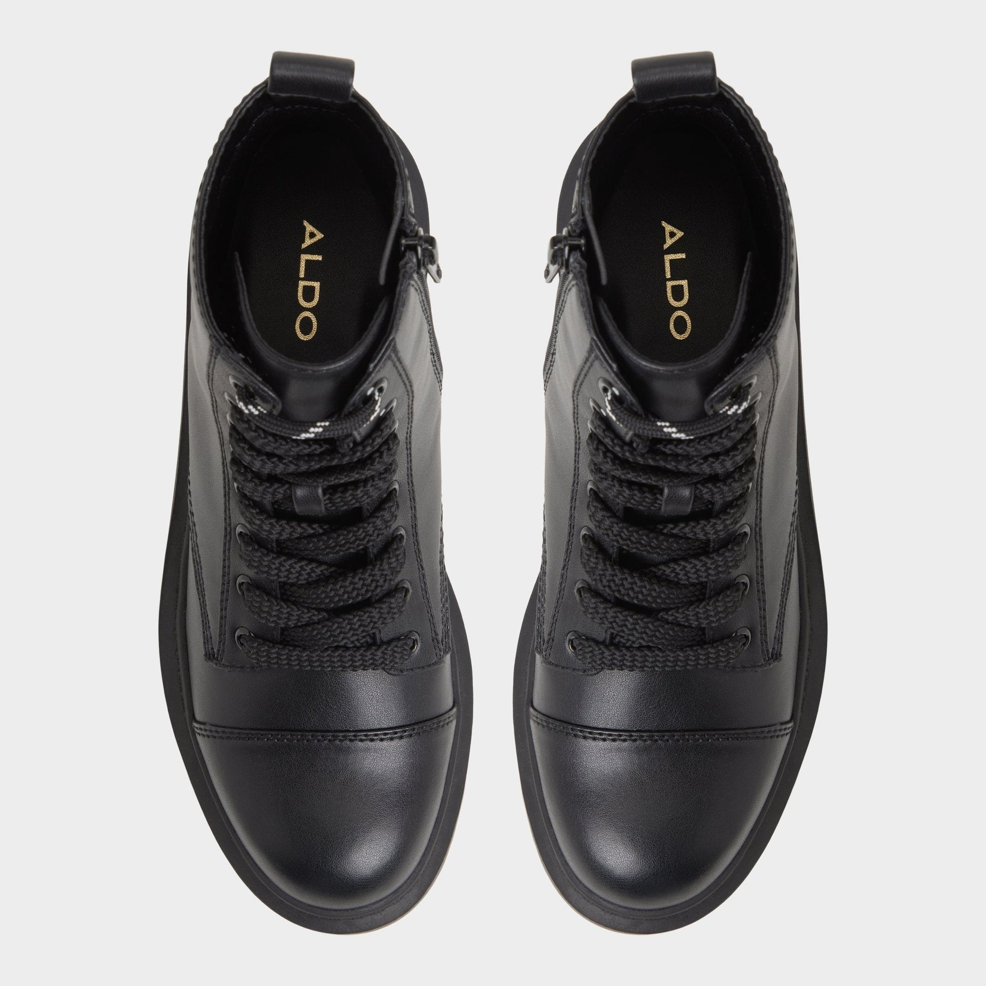 Goer Black Women's Casual boots - Combat ankle boot, Lug sole | Aldo Best Seller