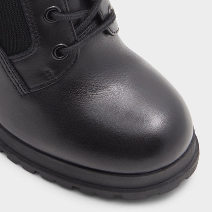 Rebellious Black Women's Combat boots - Combat ankle boot, Lug sole | Aldo Exclusive
