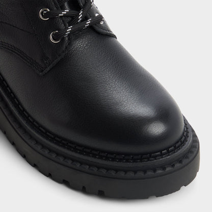 Lewellan in Black - Hiking boot, Lug sole | Aldo Signature
