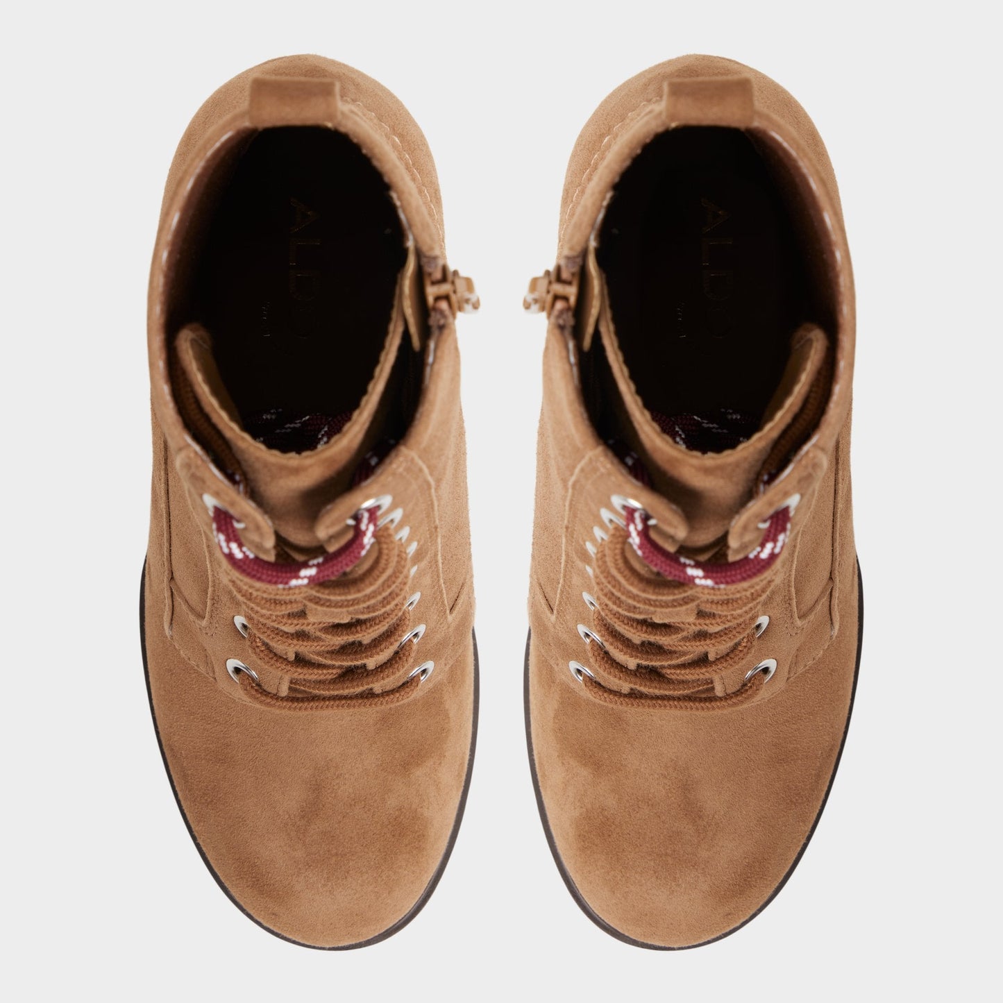 Rebelliously in Light Brown - Combat ankle boot, Lug sole | Aldo Essential