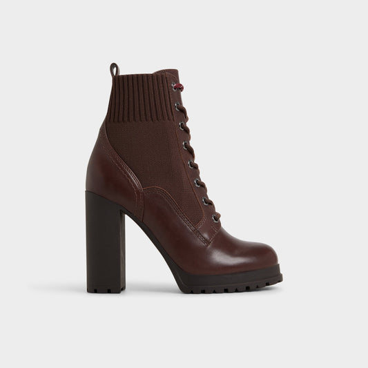Rebellious in Other Brown - Combat ankle boot, Lug sole | Aldo New
