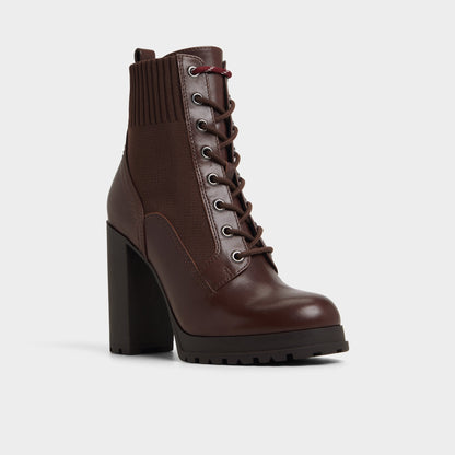 Rebellious in Other Brown - Combat ankle boot, Lug sole | Aldo New