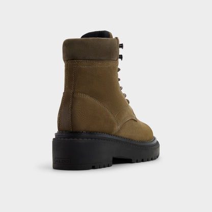 Lewellan in Dark Green - Hiking boot, Lug sole | Aldo Featured