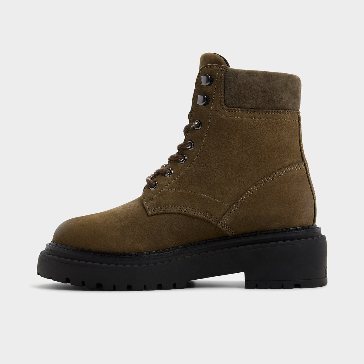 Lewellan in Dark Green - Hiking boot, Lug sole | Aldo Featured