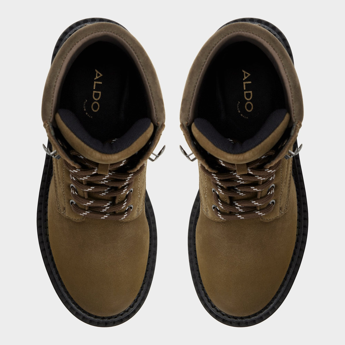 Lewellan in Dark Green - Hiking boot, Lug sole | Aldo Featured