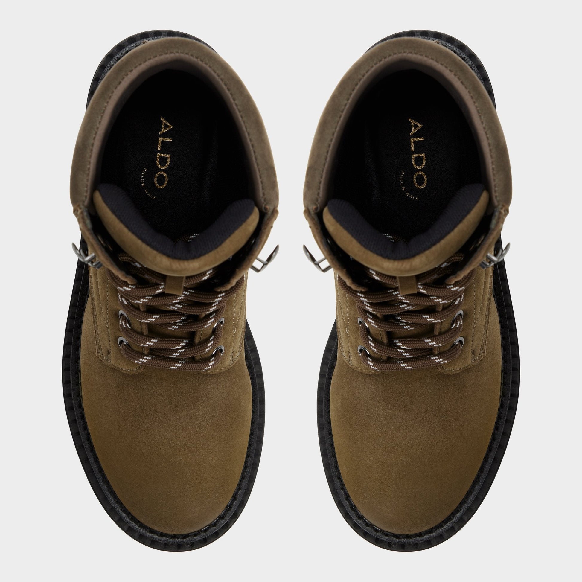 Lewellan in Dark Green - Hiking boot, Lug sole | Aldo Featured