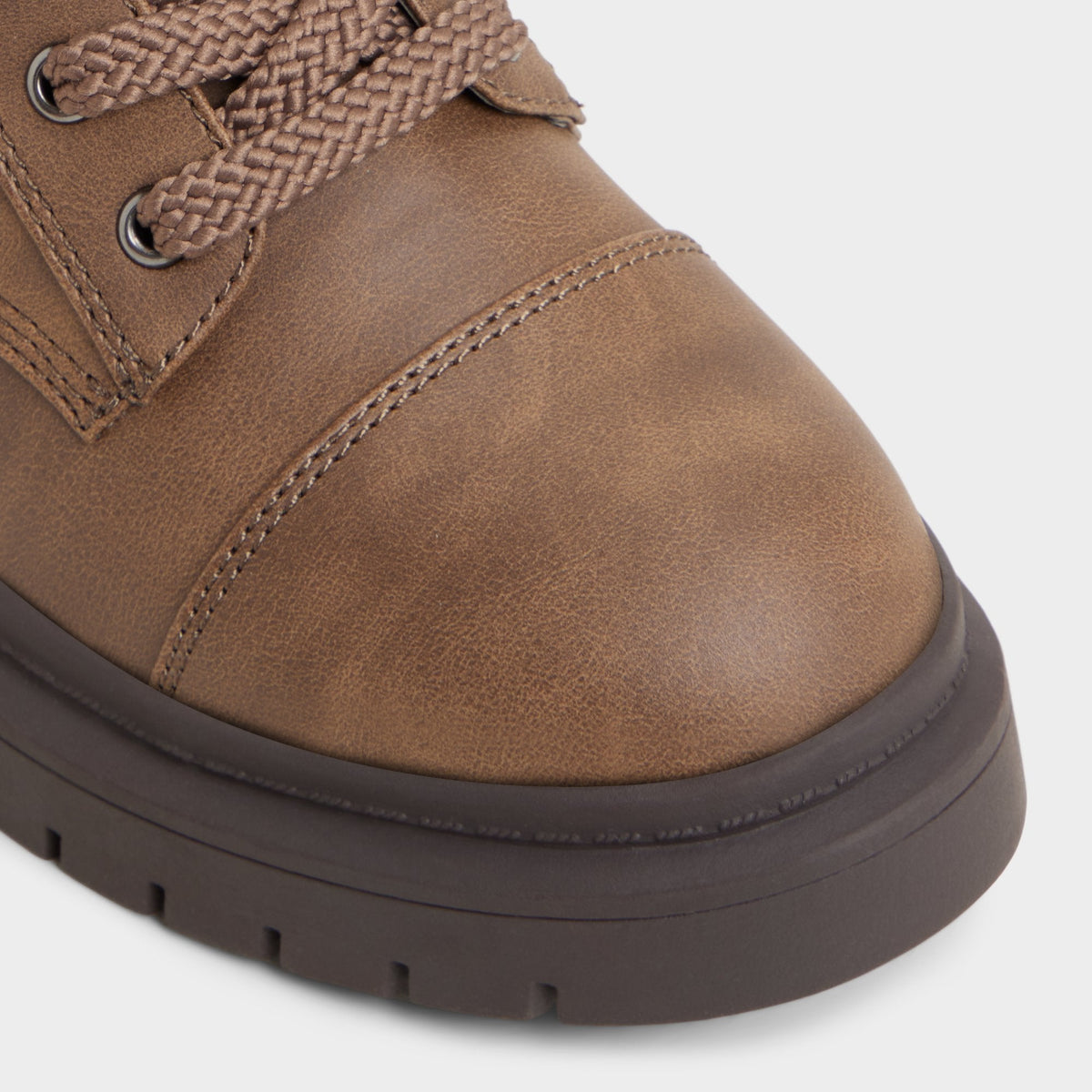 Goer in Medium Brown - Combat ankle boot, Lug sole | Aldo Trending